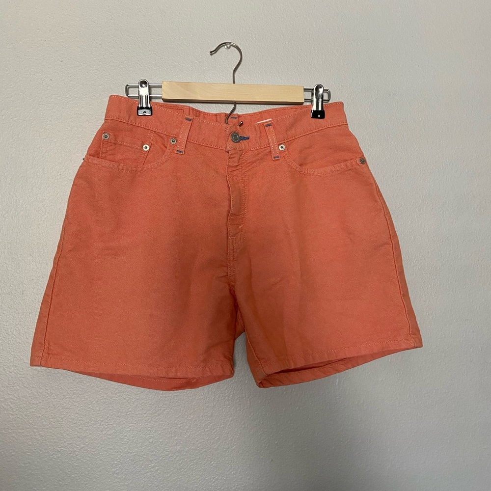 Orange/Salmon Levi Shorts